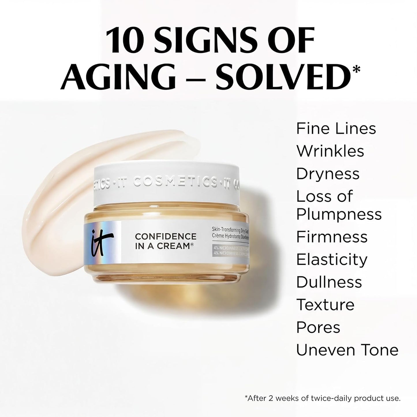 IT Cosmetics Confidence in a Cream - Face Moisturizer, Hydrating & Anti Aging