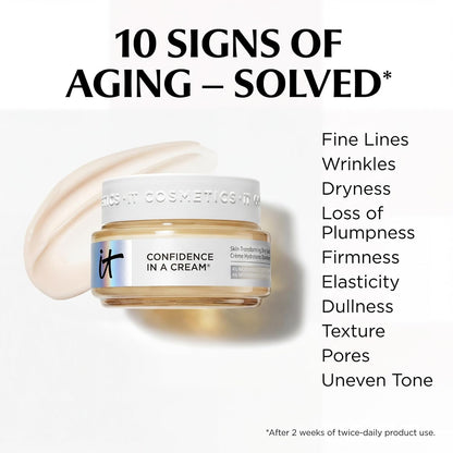 IT Cosmetics Confidence in a Cream - Face Moisturizer, Hydrating & Anti Aging