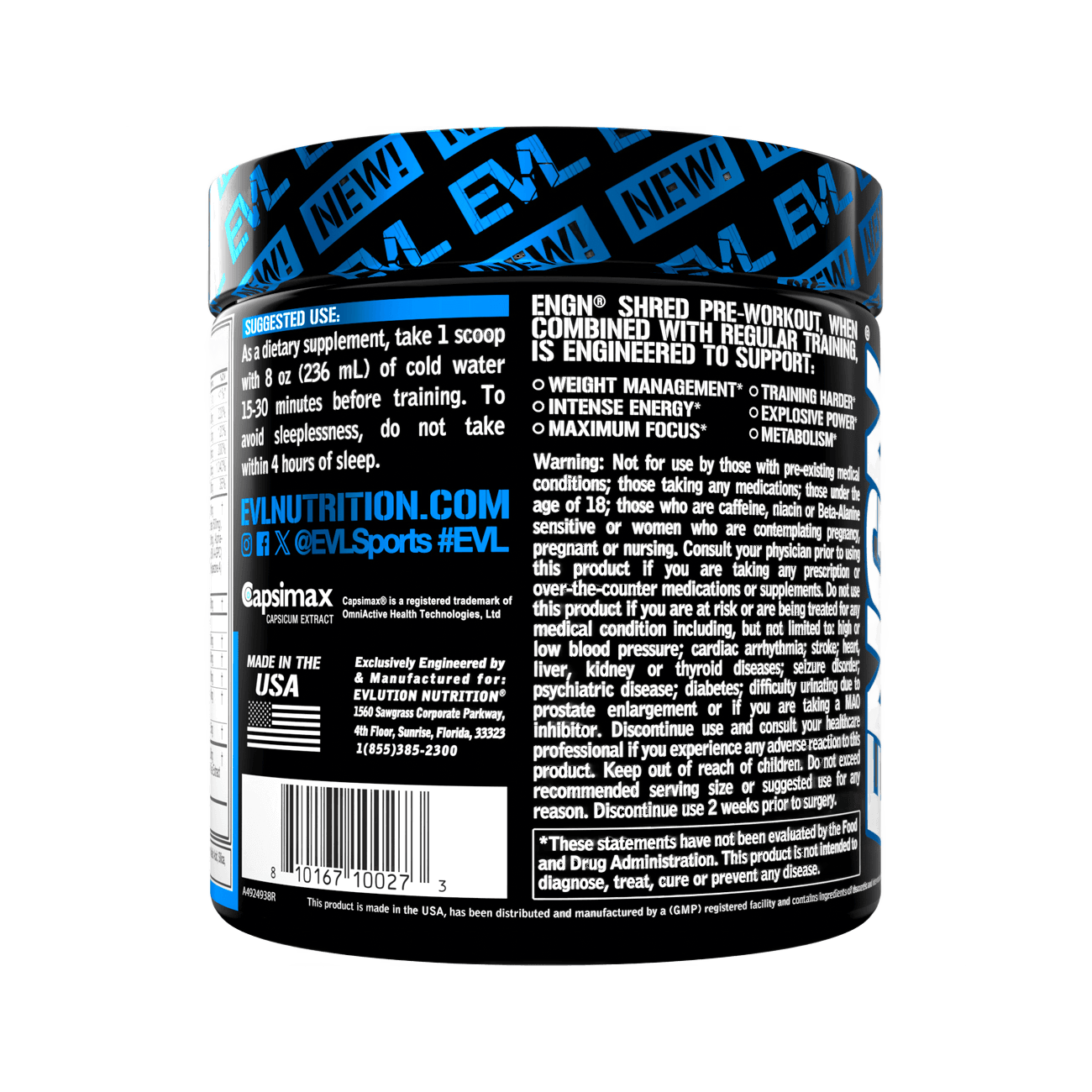EVLUTION NUTRITION ENGN Shred Pre Workout