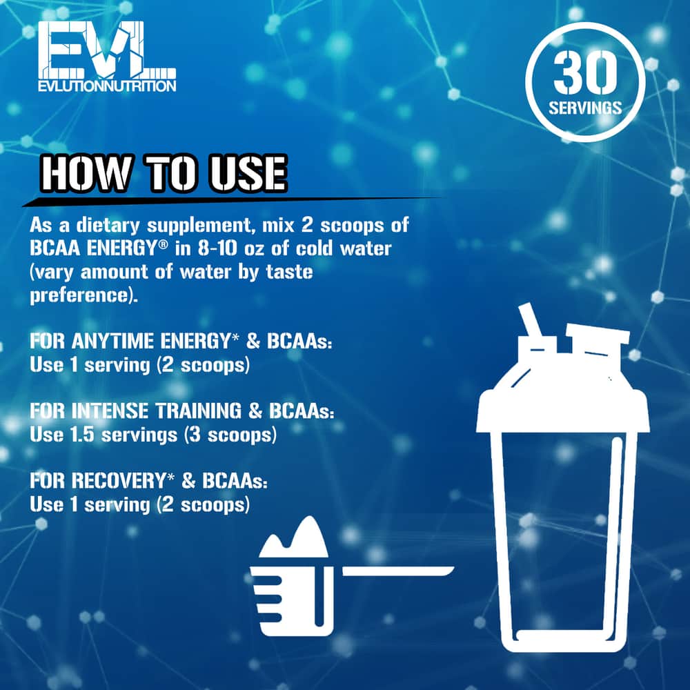 EVLUTION NUTRITION BCAA ENERGY AMINO ACIDS