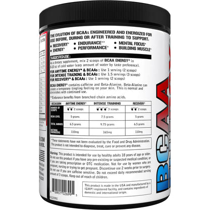 EVLUTION NUTRITION BCAA ENERGY AMINO ACIDS