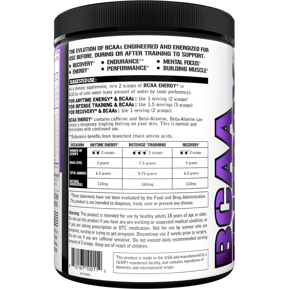 EVLUTION NUTRITION BCAA ENERGY AMINO ACIDS