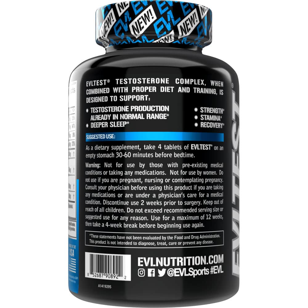 EVLUTION NUTRITION EVL TEST