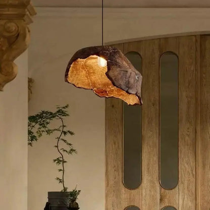 Wabi Sabi Japanese Lotus Flower Pendant Lamp