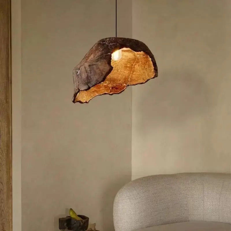 Wabi Sabi Japanese Lotus Flower Pendant Lamp