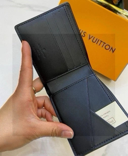 Authentic Louis Vuitton Multiple Monogram Canvas Slender Wallet – Black Men’s