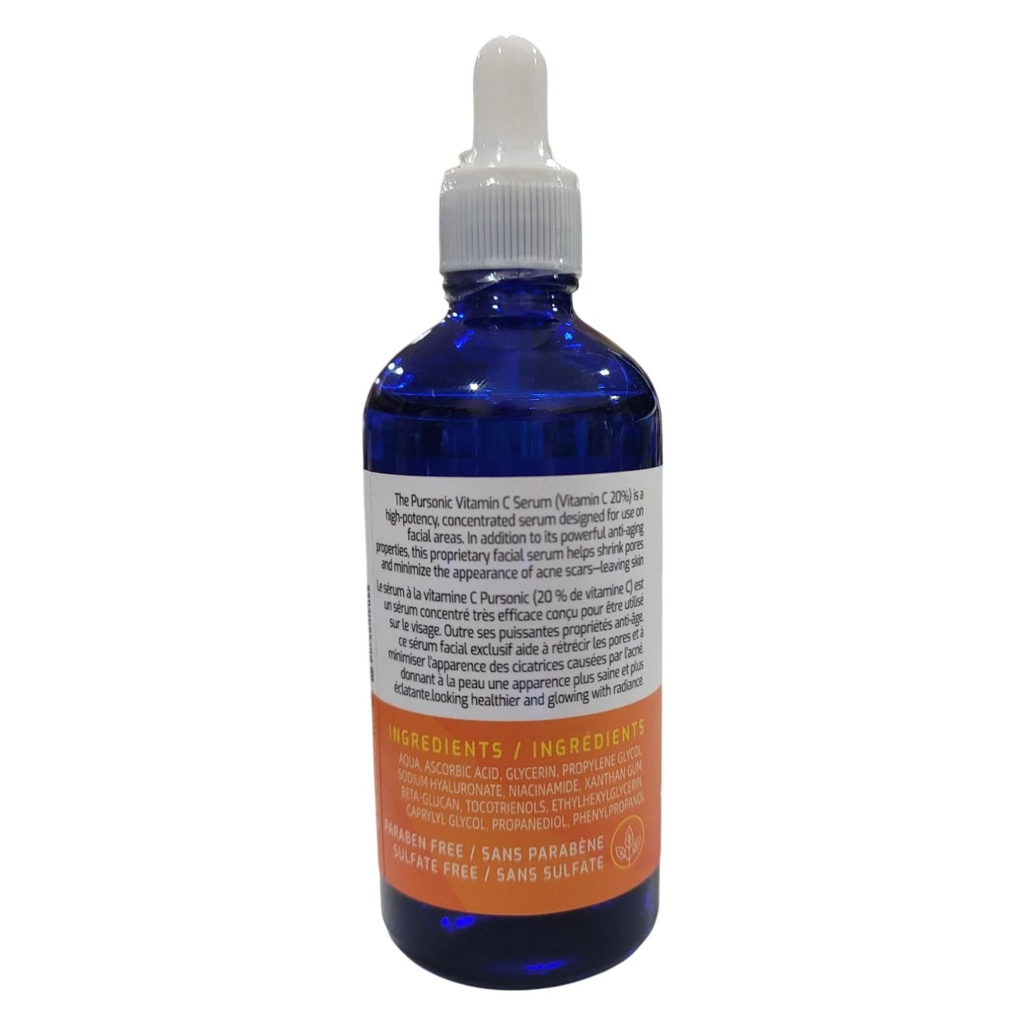 Pursonic Vitamin C Professional Anti-Aging Serum – 3 fl oz (90ml) Brightening & Skin Repair by Pursonic