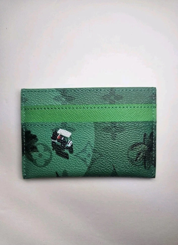 Louis Vuitton Golf Green Card Holder – Luxury Leather Card Wallet