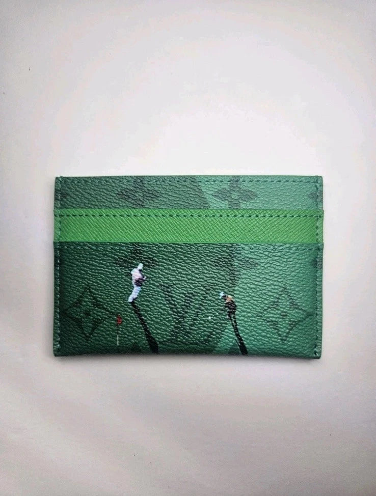 Louis Vuitton Golf Green Card Holder – Luxury Leather Card Wallet