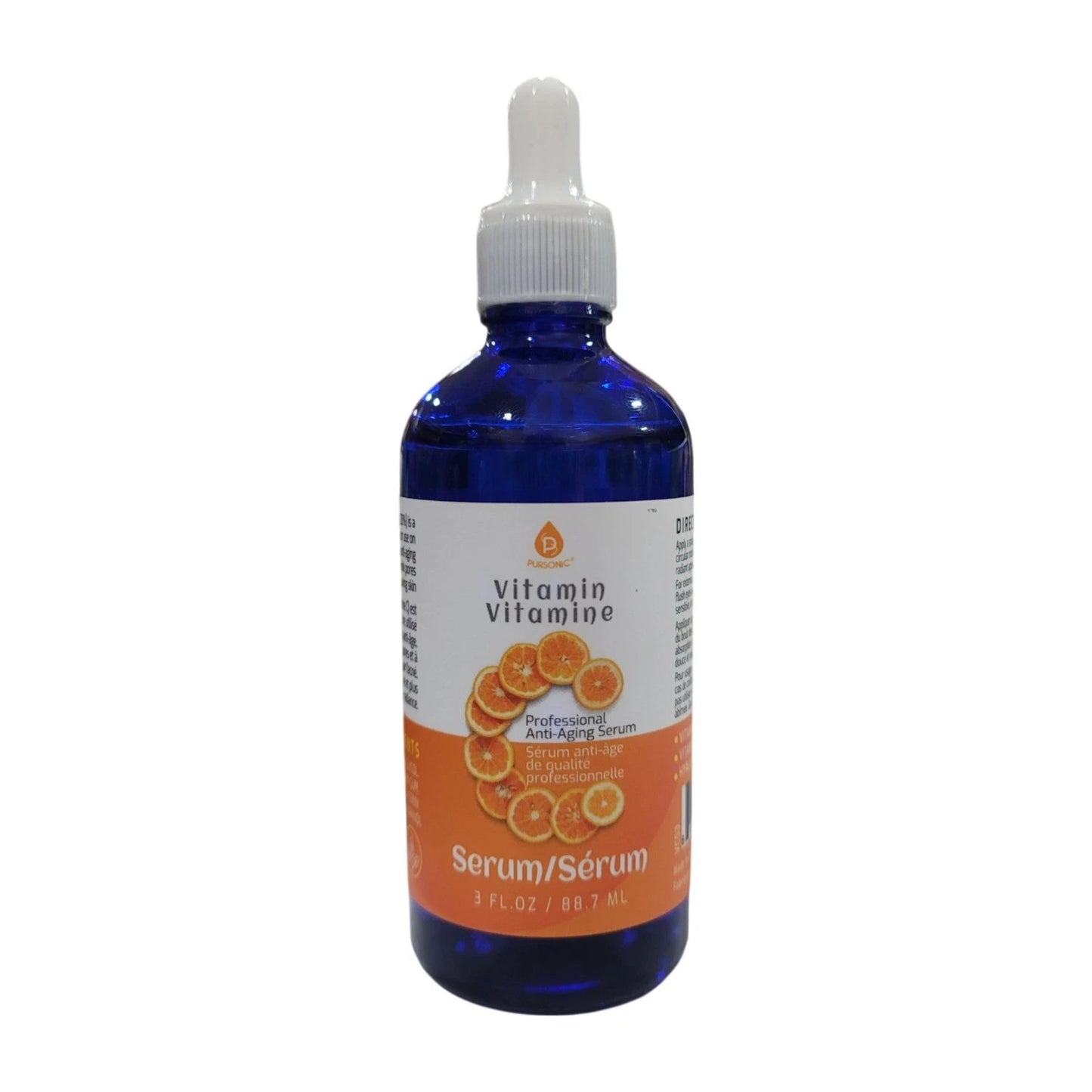 Pursonic Vitamin C Professional Anti-Aging Serum – 3 fl oz (90ml) Brightening & Skin Repair by Pursonic