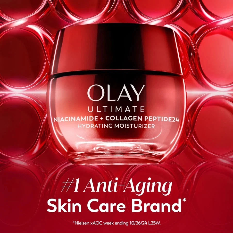 Olay Ultimate 3-in-1 Hydrating Moisturizer – 1.7 oz (2 Pack) Daily Facial Moisturizer by Olay