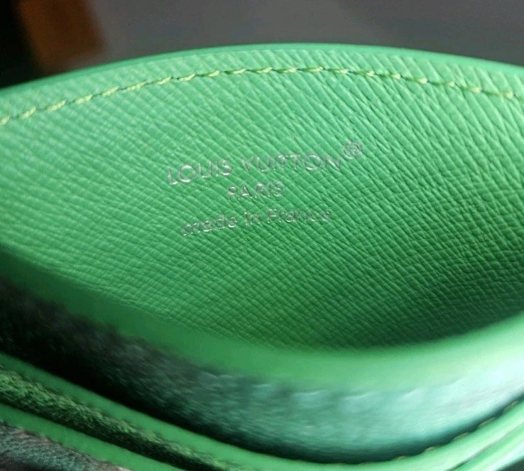 Louis Vuitton Golf Green Card Holder – Luxury Leather Card Wallet