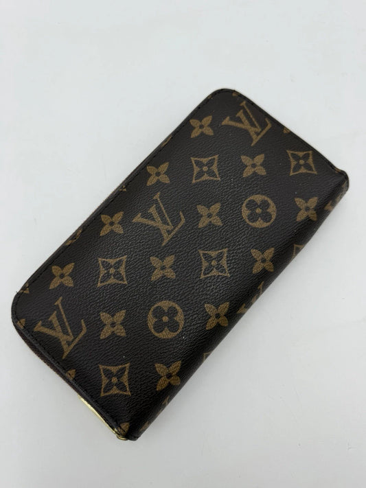 Louis Vuitton Monogram Zippy Long Wallet – Brown Leather Zip Around | M60017