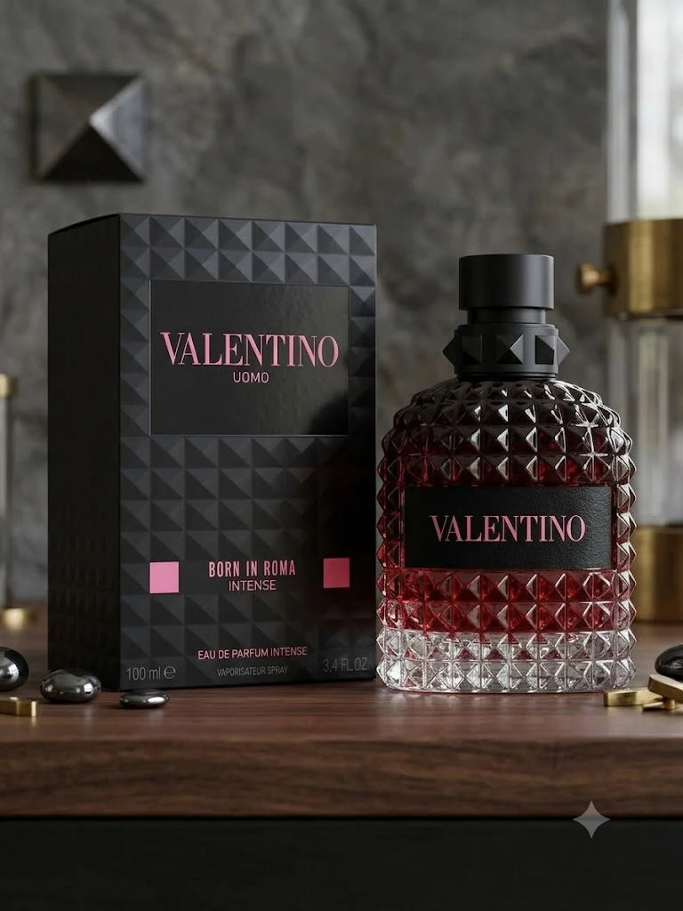 Valentino Uomo Born in Roma Intense Eau de Parfum 3.4 oz (100 ml) New Sealed
